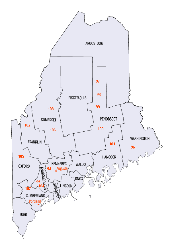 Maine map